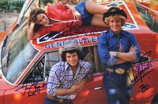 DUKES OF HAZARD CAST CATHERINE BACH 8,5X11 FOTO FIRMATA AUTOGRAFO POSTER RISTAMPA