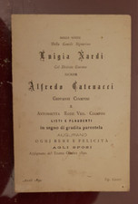 biglietto invito nozze appignano del tronto ascoli piceno 1890