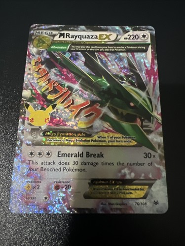 Pokemon rayquaza 76 108 - m, 76/108