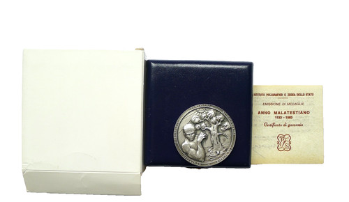 Medaglia zecca italia - italia, argento