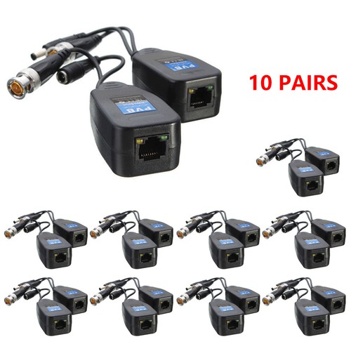 10pz ricetrasmettitore cctv - 10pz,