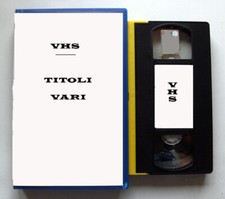 Vhs videocassette titoli vari - titoli,