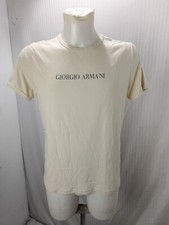 Articolo e3235 t-shirt uomo Giorgio Armani beige, taglia L, ascelle 54cm, spalle