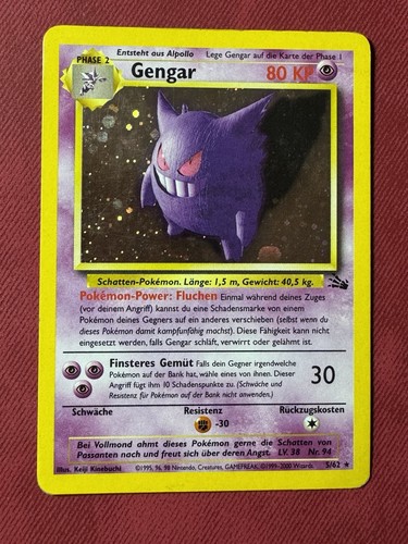 Gengar fossil set - (5/62),