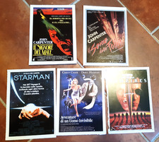 JOHN CARPENTER - LOTTO 5 SCHEDE CIAK FILM (STARMAN, IL SEME DELLA FOLLIA...)