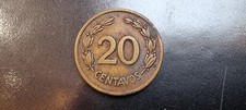 20 centavos 1944  Equateur - KM# 70.a