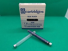 Cartucce Waterman CF blu nero
