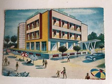 Cartolina Pubblicitaria Holiday Hotel Cesenatico Italia Spiaggia Mare  c3