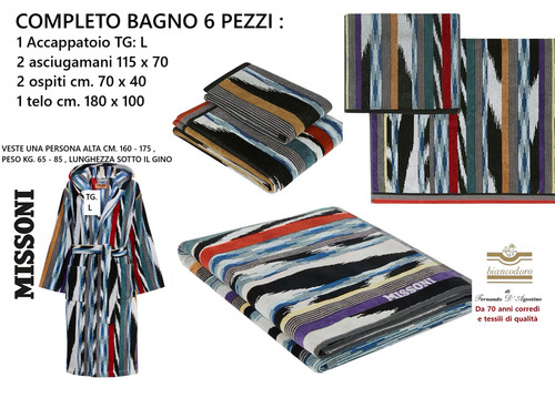 Missoni set spugne pezzi - 6,