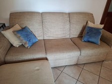 Divano Natuzzi 3 posti con puff 