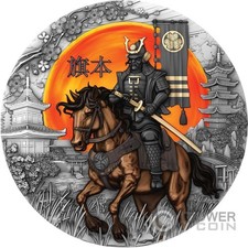 HATAMOTO Warrior Path 2 Oz Moneta Argento 5$ Niue 2025