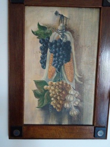 Dipinto olio cartone telato - cartone,