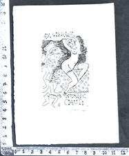 WUNDERKAMMER C EXLIBRIS 757 " EROTIC " - * FRANCO ROGNONI * - C SIGNED