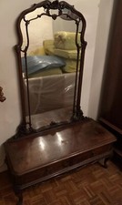 Credenza Bassa Da Camera Con Specchiera Alta Stile Liberty Inizi 900