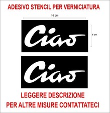 Adesivo Stencil Piaggio ciao