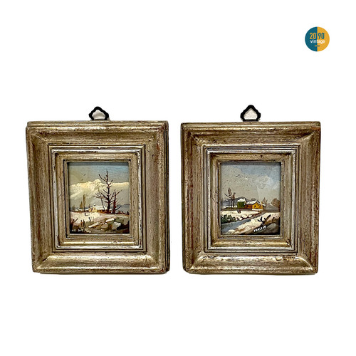 Coppia quadri quadretti - coppia,