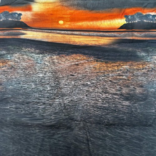 Stampa mare tramonto riciclato