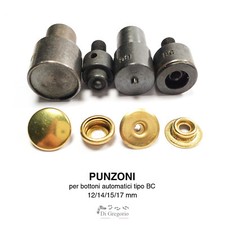 Punzone bottoni pressione - punzone,