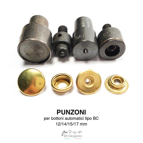 Punzone bottoni pressione - a,