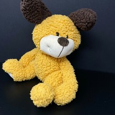 Peluche cane cucciolo marrone