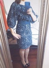 ABITO DA COCKTAIL MAX MARA STUDIO in PURA SETA 8USA_ 44IT