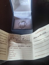 anello oro bianco 18 k donna