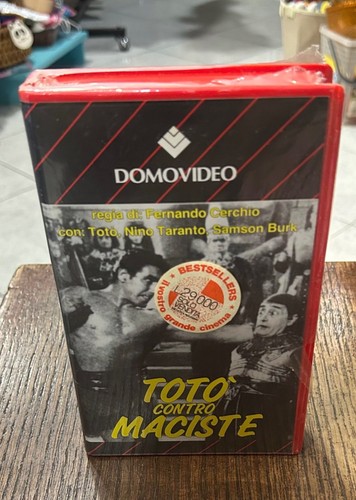 Vhs film toto contro maciste - toto',