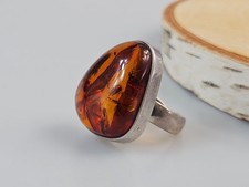 Anello Ambra Marrone