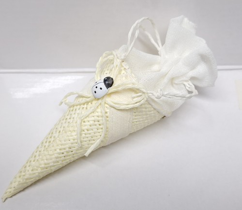 Cono sacchetto bianco - bianco, 15
