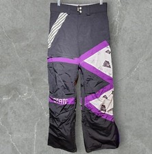 Pantalone snowboard statico nero viola giovanile XL 10000mm impermeabile