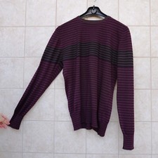 Maglietta bordeaux e nera Zara man - Taglia L - Scollo tondo