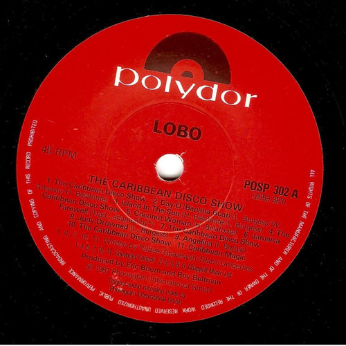 Lobo the caribbean disco - -,