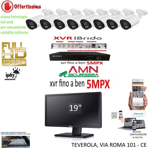 Kit videosorveglianza cloud - videosorveglianza,