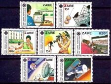 Zaire 1984 Comunicazioni Satellitare Piatto Antenna Radio Telefono Spaziale Telecamera MNH