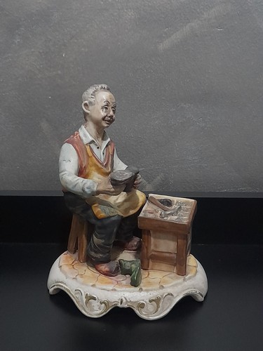 Statuina calzolaio capodimonte - statuina,