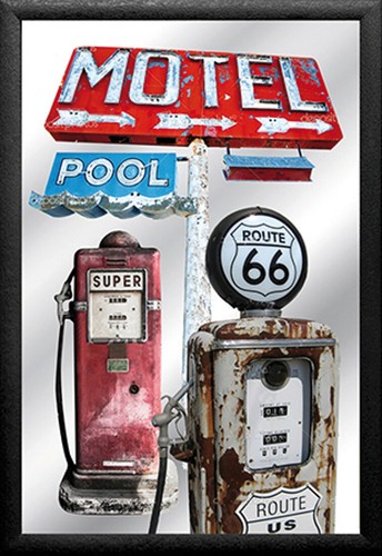 Route specchio parete 30 - route, 66