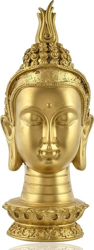 Testa buddha decorativa - testa, di