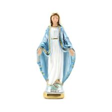 Madonna Miracolosa statua in gesso perlato 22 cm