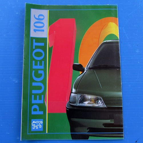 Depliant peugeot 106 - depliant,