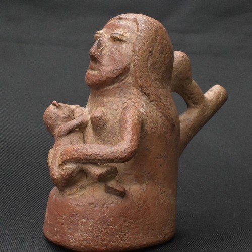 Fischietto ceramica moche - in,