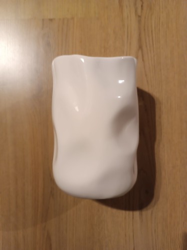 Vaso ceramica bianco - in,