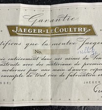 Jaeger LeCoultre Deep Sea ALARM 857 Le Coultre MEMOVOX Certificate Polaris OEM /