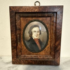 Miniatura ritratto di uomo XIX