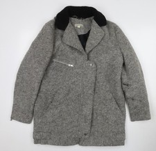 Cappotto moto donna grigio