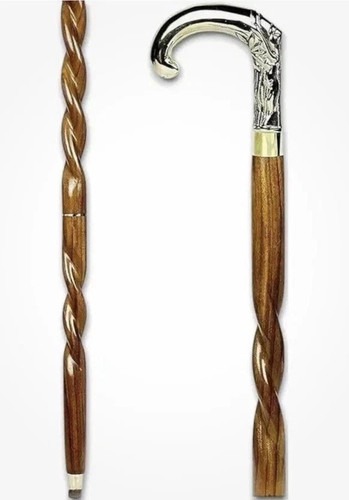 Antico bastone legno bastone