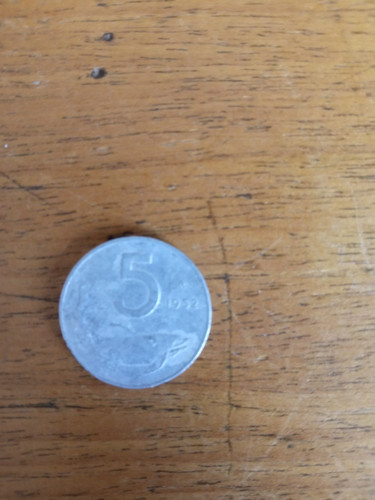 Moneta antica lira italiana