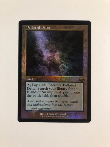 Mtg polluted delta retro frame - mtg,