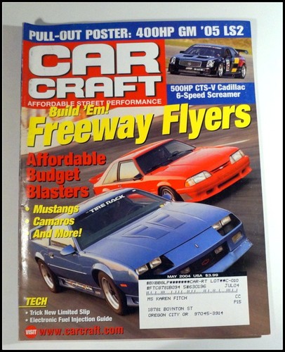 Car craft magazine may 2004 - car,