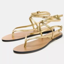 Sandali Donna Flat Lacci