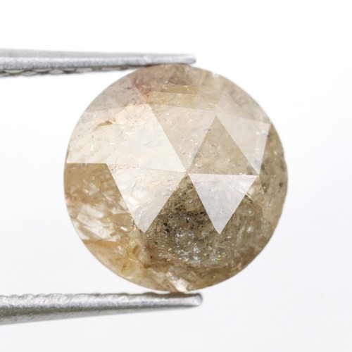 Diamante giallo tondo - , taglio